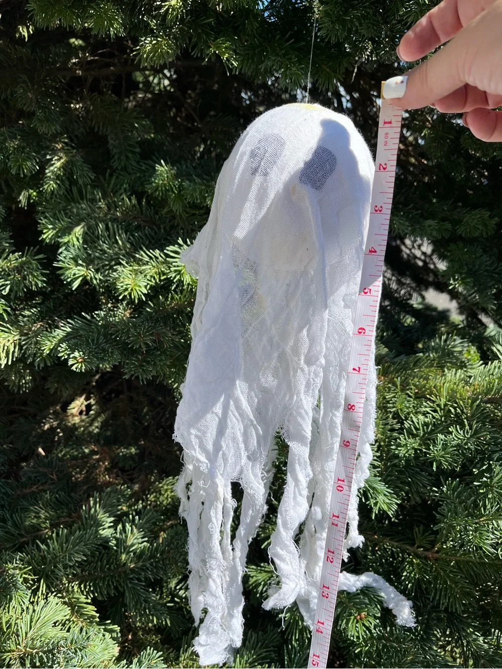 Pottery Barn White Hanging Ghost 👻 Trio Rare Discontinued 3 Sizes Halloween 🎃
